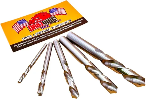 Vista 3 de Drill Hog USA 5 Pc Zurdo Broca Set Niobio Nb41