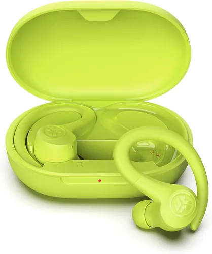 Vista 18 de JLab Go Sport+ - Auriculares inalámbricos de entrenamiento con llamadas claras C3, diseño deportivo de gancho seguro, tiempo de reproducción