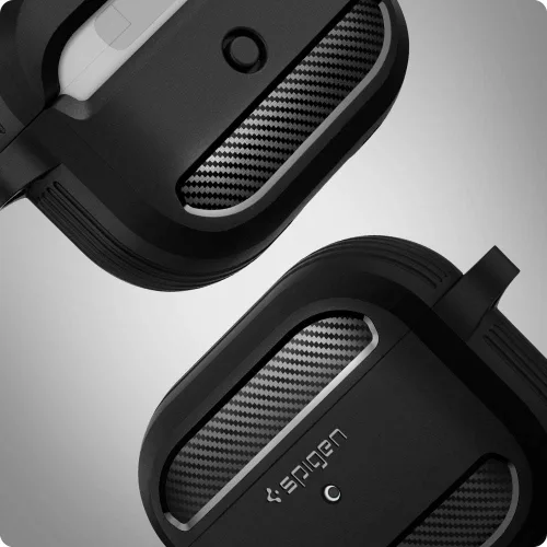 Vista 3 de Spigen Armadura resistente diseñada para AirPods 3 (2021)