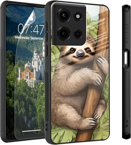 Vista 38 de Funda para Motorola Moto Edge 2022, cubierta trasera de vidrio templado con protector de pantalla, funda protectora a prueba de golpes para Motorola