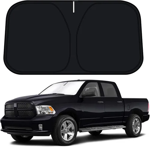 Vista 26 de D-Lumina - Parasol plegable para parabrisas para Chevy Silverado 1500 de 1999-2006, accesorios para camioneta de cabina extendida, parasol
