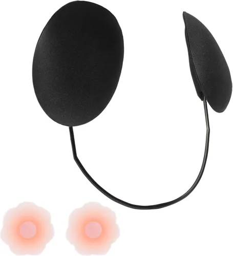 Vista 2 de Lesome Push up Frontless Bra Kit Wire,Deep Plunge Bra Kit Silicone Cover for Sweetheart Necklines