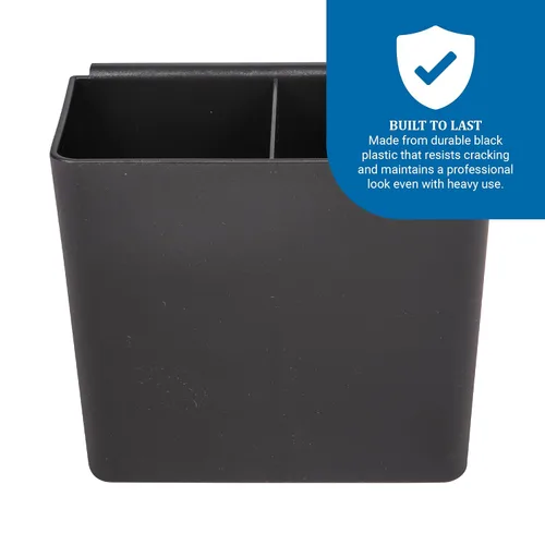 Vista 4 de Carlisle FoodService Products L1035 - Caddie para palitos de agitación, 5 pulgadas de ancho x 4-1/2 pulgadas de alto x 3 pulgadas de profundidad