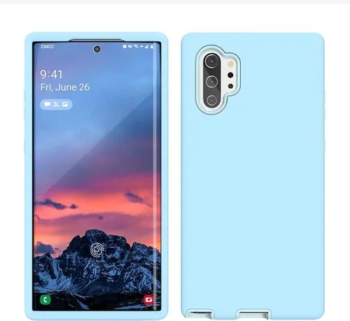 Vista 7 de Diseñada para Galaxy Note 10 Plus, protección de cuerpo completo, a prueba de golpes, resistente, delgada, sedosa al tacto, funda protectora