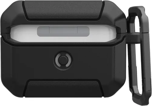 Vista 5 de UAG Scout - Funda para AirPods Pro 3 Gen 2025, con mosquetón, color negro Protección resistente, prueba de caídas de grado militar, cierre seguro