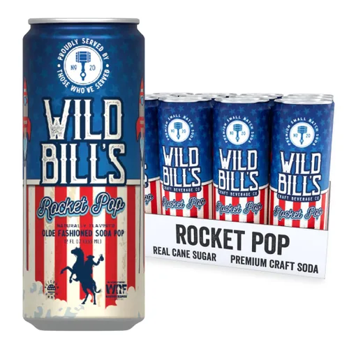Vista 10 de Wild Bill's Apple Pie Soda Classic Craft Soda Pop - Refrescos y bebidas gaseosas artesanales clásicas, hechas con azúcar de caña pura, sin cafeína