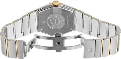 Vista 5 de Omega 12320356002002 Constelación reloj de cuarzo dos tonos para mujer