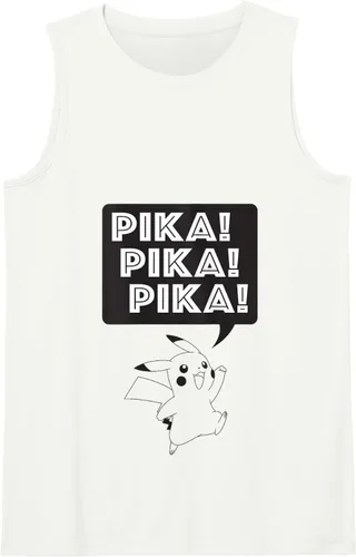 Vista 8 de Pokemon Pika Pika Tank Top Blanco