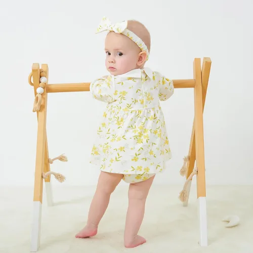 Vista 66 de pureborn Vestido de bebé niña 0-24 meses