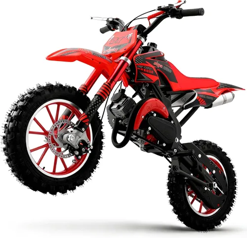 Vista 8 de Motocicleta de motocross para niños de 8 a 14 y 2 tiempos Negro