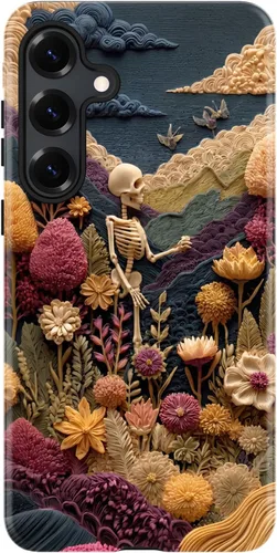 Vista 9 de DorisMax Funda para Samsung Galaxy S24 Plus, bonita funda floral estética