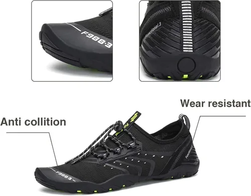 Vista 3 de Kararao Mens Womens Water Shoes Quick Dry Swim Shoes Beach Shoes Pool Surfing Aqua Sports