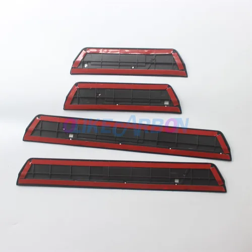 Vista 6 de OLIKE Placa Protectora Antideslizante de Umbral de Puerta de Acero Inoxidable de Estilo de Moda Protector de Umbrales Moldura Compatible con Honda