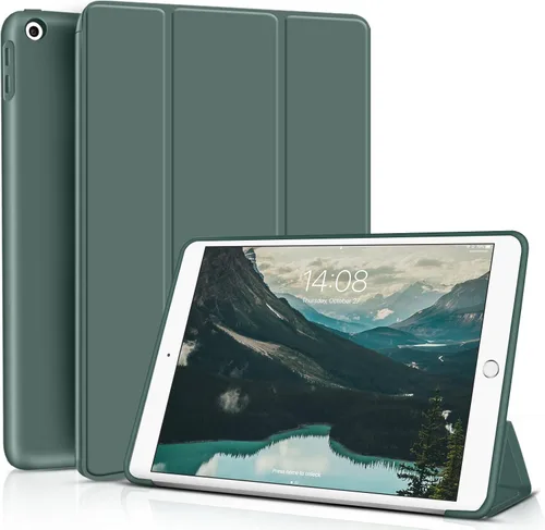 Vista 10 de Aoub Funda para iPad de 9ª generación 2021 de 10.2 pulgadas, iPad de 8ª/7ª generación 2020/2019, sin soporte para lápices, funda trasera de TPU