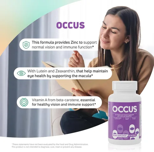 Vista 5 de Vitaminas Ojos Luteína Zeaxantina A C E Zinc Support 60