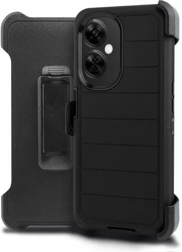 Vista 2 de Customerifrst - Funda para teléfono a prueba de golpes, compatible con OnePlus Nord N30 5G, con clip para cinturón, funda resistente de cuerpo Raya