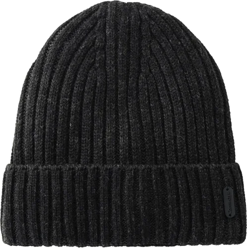 Vista 2 de Connectyle Gorro de lana con forro polar para hombre, gorro de lana de invierno de punto