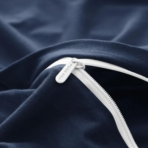 Vista 51 de PURE ERA Juego de funda de edredón de punto de jersey, 100% algodón tipo camiseta, súper suave y cómodo, juego de ropa de cama de 2 piezas