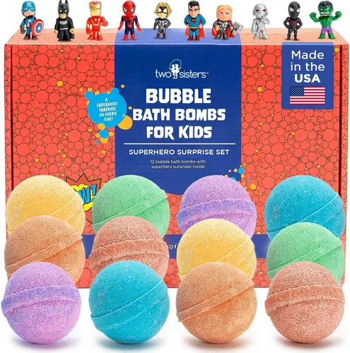 Vista 18 de Bombas de baño de dinosaurios para niños con juguetes sorpresa en el interior (paquete de 6) – Bombas de baño de burbujas grandes para niños y niñas
