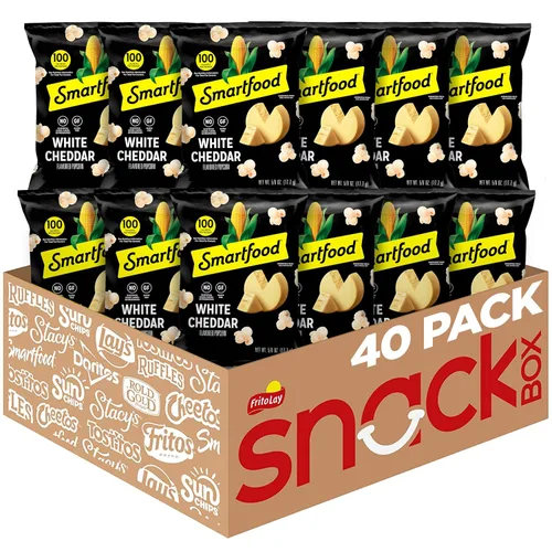 Vista 10 de Smartfood Palomitas de maíz, Cheddar Blanco, 1.875 onzas (paquete de 6)