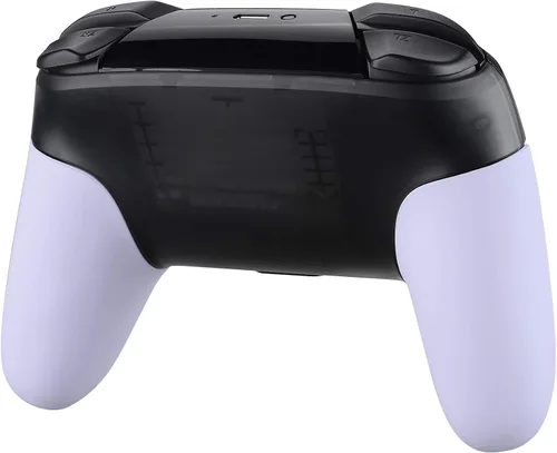 Vista 4 de eXtremeRate Light Violet Replacement Handle Grips for Nintendo Switch Pro Controller, DIY Custom Hand Grip Shell for Nintendo Switch Pro