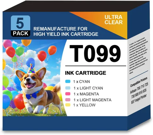 Vista 24 de 728 cartuchos de tinta F9J68A F9K17A F9K16A F9K16A F9K15A compatibles con impresoras de trazador de gran formato HP T830 MFP T730, 10.1 fl oz, negro