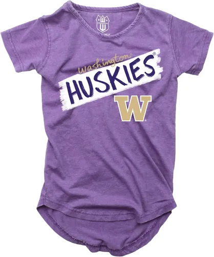 Vista 74 de Wes and Willy NCAA - Camiseta Burnout para niñas S/S