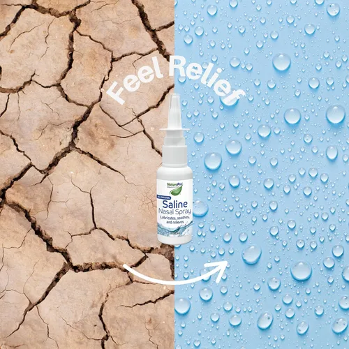 Vista 5 de Spray nasal salino natural, 0.75 onzas líquidas, Kosher, fórmula hidratante de doble sal (paquete de 2)