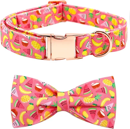 Vista 16 de Collar para perro, con estampado de tiburón, collar para cachorro, collar para mascotas, collar de lazo para perros, suave, duradero, ajustable