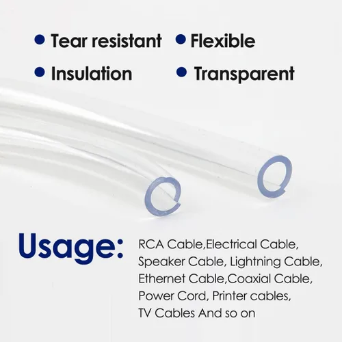 Vista 7 de Protector de cable para perros y gatos, funda de cable para carga USB/alimentación, paquete de 1