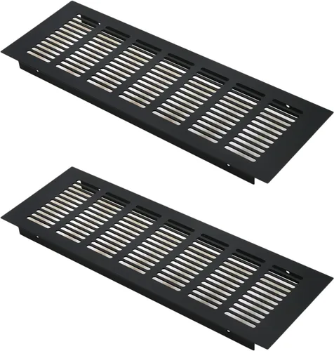 Vista 10 de Geesatis Cubiertas de Ventilación de Aire para Piso, Gabinete, Pared, Techo – Rejilla de Aluminio de Servicio Pesado Resistente a la Oxidación