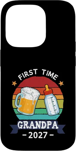 Vista 17 de First Time Grandpa 2027 Proud New Dad Grandpa Case for iPhone 17