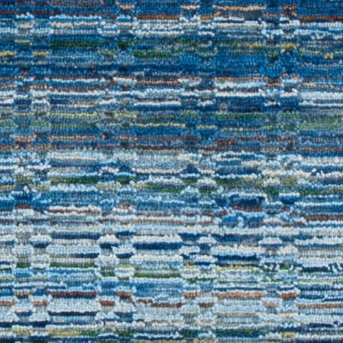 Vista 4 de SAFAVIEH Himalaya Collection - Alfombra decorativa, 2 x 3 pies, azul y multicolor, lana hecha a mano, ideal para zonas de alto tráfico en entrada