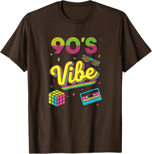 Vista 59 de 90s Nostalgia Retro Apparel - 90'S Vibe Retro T-Shirt Negro