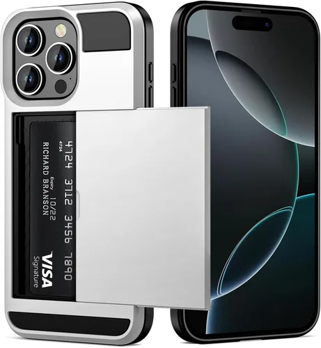 Vista 18 de Vofolen Funda para iPhone 16 con tarjetero y cartera
