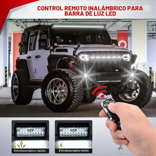 Vista 3 de Nilight - Arnés de cableado remoto para barra de luz LED, intermitente estroboscópico inalámbrico, luces de trabajo para conducción, 12V, 20A