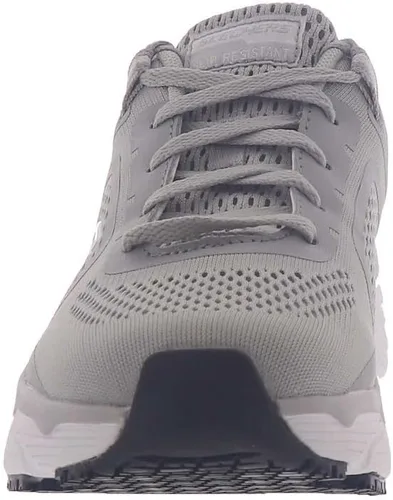 Vista 5 de Skechers Work Banham, para mujer, negroblanco, puntera suave, baja atlética