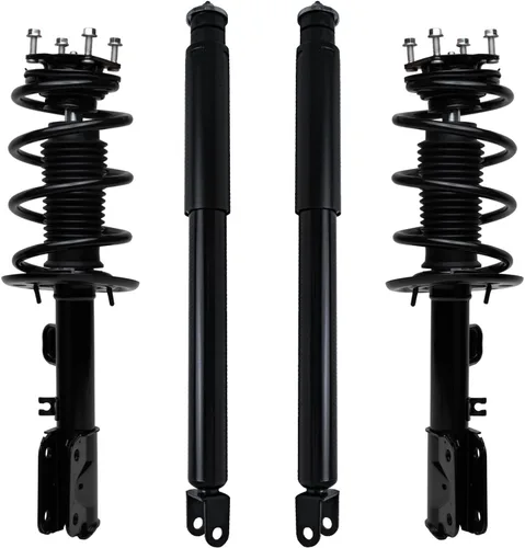 Vista 93 de Detroit Axle - Puntales y Amortiguadores para Chevy Traverse Buick Enclave GMC Acadia Saturn Outlook 2007-2012, 2 puntales delanteros con resorte