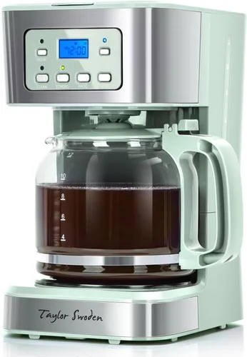 Vista 12 de Taylor Swoden Cafetera programable para 12 tazas, negro y acero inoxidable