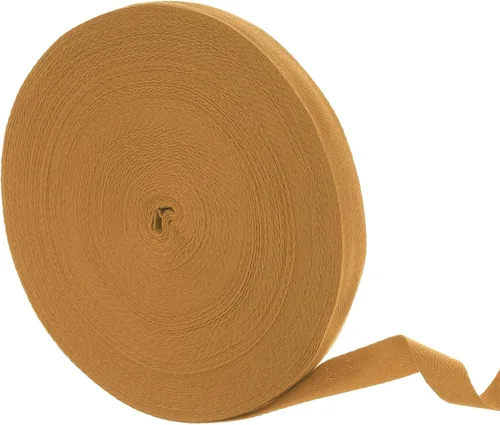 Vista 112 de uxcell Cinta de sarga de algodón de 50 yardas, cinta de espiga de 3/8 pulgadas para coser ropa, manualidades (azul)