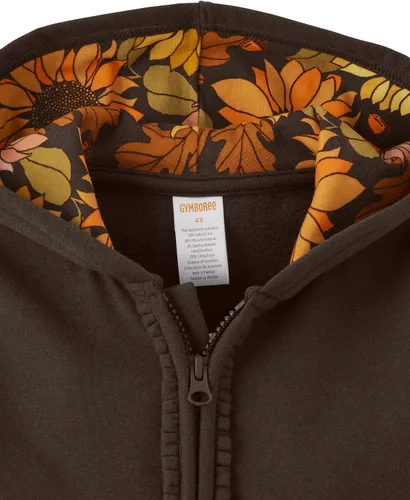 Vista 6 de Gymboree Sudadera con capucha y cremallera de manga larga para niñas y niños pequeños