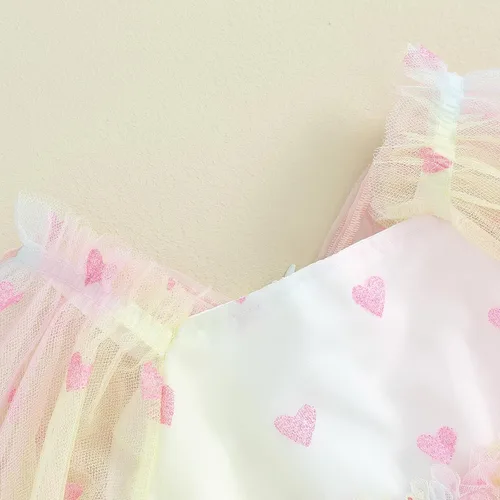 Vista 4 de Disfraz de hada para bebé, niña, alas de mariposa, manga de mosca, tutú de tul, ropa de verano infantil