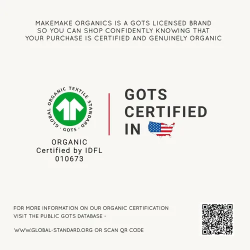 Vista 8 de MakeMake Organics Pareo de lactancia de punto transpirable para lactancia materna – Suave certificado GOTS algodón orgánico cubierta para lactancia