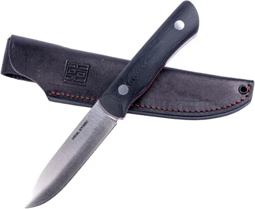 Vista 9 de REALSTEEL Bushcraft III Cuchillo de caza, hoja D2 y mango G10, perfecto para caza, senderismo y tareas de corte diario, cuchillo EDC para hombres