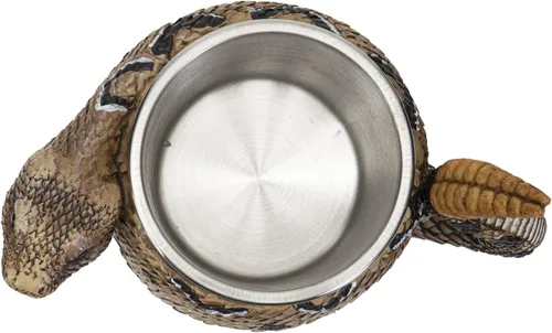 Vista 4 de SUMMIT COLLECTION Rattlesnake - Taza de café (16 onzas líquidas) Diamondback Rattler Beer Tankard