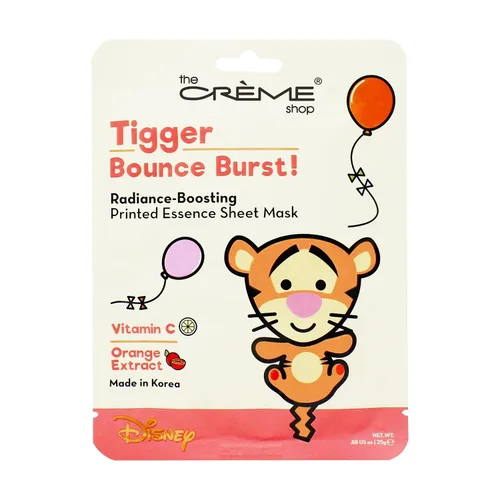 Vista 2 de The Creme Shop x Pooh & Friends Radiant Glow, revitalizante juventud, cuidado calmante de la piel – Vitamina C, niacinamida, máscaras de agua