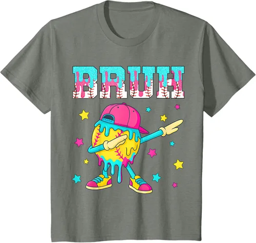 Vista 116 de Baseball Life Style 101 Apparel Youth Drip Baseball Boys Kid Camiseta