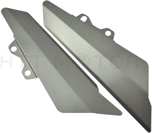 Vista 2 de XKMT Grupo 2X Tanque de combustible lateral protector decorativo para Kawasaki Z900 2017 Titanium