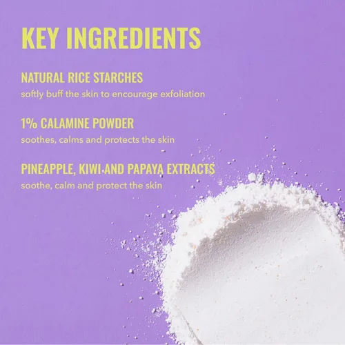 Vista 3 de Good Molecules Polvo exfoliante de piña de 2.1 onzas, exfoliante facial suave, limpiador, exfoliante con enzimas para una piel brillante, clara