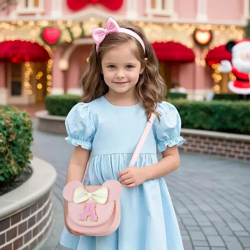 Vista 2 de Regalos de bolso para niñas Regalos de cumpleaños para niñas de 3, 4, 5, 6, 7 y 8 años, bolso para niña pequeña, bolso cruzado (A, rosa)